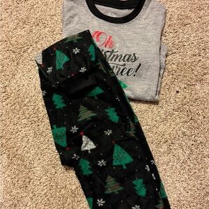 Kids Christmas Tree  Pajama Set